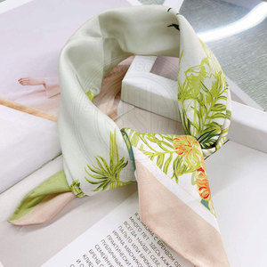 Silk Scarf Decorative Print With Soft Fabric For Everyday Travel And Casual Dressing Silk Scarf - Product Image 5