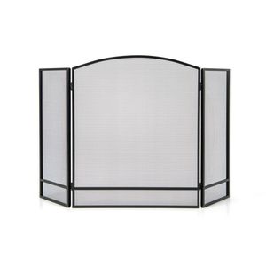 Mampara Plegable de Metal Forjado de 3 Paneles para Chimenea, Accesorio Esencial en Conjuntos de Chimeneas - Product Image 1