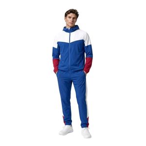 Ensemble de survêtement athlétique personnalisé pour homme en polyester et élasthanne pour le jogging, l'entraînement, l'exercice et la remise en forme - Product Image 6