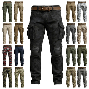 Factory Direct Whole Sale Cheap Price Camouflage <b>Cargo</b> Pants Unisex Custom Made Logo Multi Pocket Outdoor Workwear <b>Trousers</b> - Product Image 1