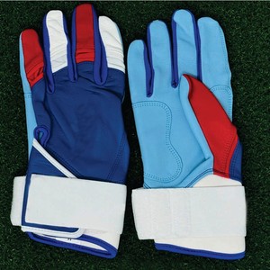 ถุงมือตีเบสบอลระดับพรีเมียมสำหรับผู้ชาย ระบายอากาศได้ดี ปิดด้วยแถบตีนตุ๊กแก ออกแบบมาเพื่อคนถนัดทั้งสองมือ ปรับแต่งได้ ฝ่ามือทำจากหนัง  แบบมืออาชีพ - Product Image 1