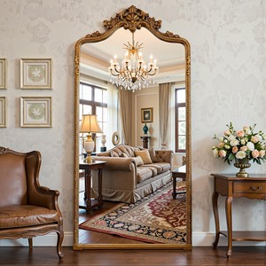Sheesham Wood with Gold Inlay wooden wall mirrors and mirror frames OEM Custom Wholesale | Aqdus Saleem India - Product Image 1