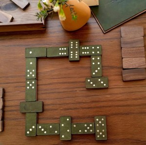 <b>Wooden</b> <b>Pieces</b> Numbered Tiles Tabletop Matching Blocks Strategy Play Family Competition Party - Product Image 5