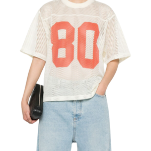 Football Jersey Oversized Boxy T Shirt Athletic Streetwear Mens Casual Sports Top Modern Comfortable Athletic Wear Fashion Top - Product Image 2