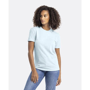 Camiseta Unisex CVC de Cuello Redondo Level Apparel N6210-Heather Forest Green 100% Algodón - Ecológica y Transpirable - Product Image 4