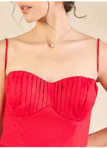 Robe longue classique rayée sans dos pour femme, légère et décontractée, idéale pour les vacances d'été, avec décolleté sans bretelles - Product Image 4