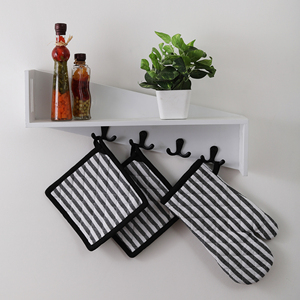 Maniques et gants de cuisine 100% coton, résistants à la chaleur, imperméables et lavables au lave-vaisselle - Product Image 4