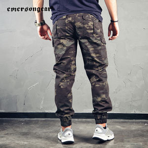 Pantalones Cargo Holgados Personalizados para Hombre, de Lona con Estampado Completo, Pierna Ancha, Camuflaje, Cintura Elástica Media, Casuales, Impermeables y Transpirables - Product Image 3