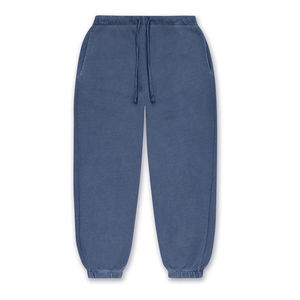 Survêtement bleu pour homme, col rond, couleur unie, vêtement décontracté, 100% coton, respirant, coupe classique, style automne - Product Image 5