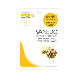 Masque à l'essence VANEDO Royal Jelly - Beauté coréenne, soins de la peau coréens, cosmétiques coréens, masque visage sans cruauté, apaisant et doux - Product Image 1