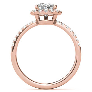 แหวนเพชรทรงลูกแพร์คลาสสิก 9k/10k/12k/14k/18k เพชรเลี้ยงในห้องปฏิบัติการ คุณภาพ VS1 VVS1 รับรองโดย IGI สำหรับผู้หญิง - Product Image 5
