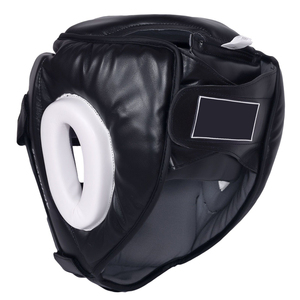 Protector de Cabeza para Boxeo, Casco Deportivo Protector para Adultos Unisex, Material EVA Gris, Cierre de Velcro - Product Image 3