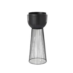 Support de pot de fleurs en métal noir thermolaqué de qualité supérieure, tendance et très demandé, pour la maison, la cuisine, les fêtes, taille et forme personnalisables - Product Image 2