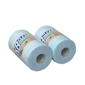 OEM Bulk Supply Absorbent <b>Kitchen</b> Wipes 200 Sheets 20x20cm <b>Paper</b> Towel Roll for Cleaning and Dining Napkins Use - Product Image 1