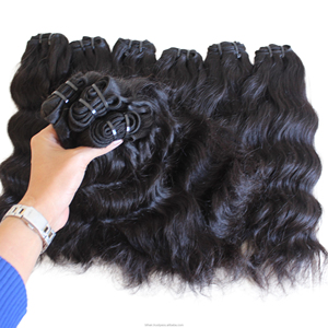 Tissage de cheveux bon marché en vrac marée à la main 100% humaine, paquet de cheveux vierges bruts à cuticule alignée, paquet de tissage de cheveux humains - Product Image 6