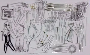 ชุดผ่าตัดเปิดหน้าท้องแบบพรีเมียม 133 ชิ้น สำหรับการผ่าตัดทั่วไป ทำจากเหล็กกล้าไร้สนิม ใช้งานด้วยมือ ใช้ซ้ำได้ ผ่านการฆ่าเชื้อด้วยอุณหภูมิสูง - Product Image 3