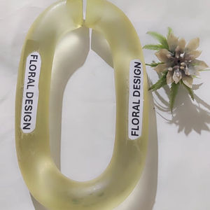 Decoración del hogar: Eslabones de cadena de resina personalizables de gran tamaño y colores claros, eslabones grandes de resina multicolor disponibles. - Product Image 6