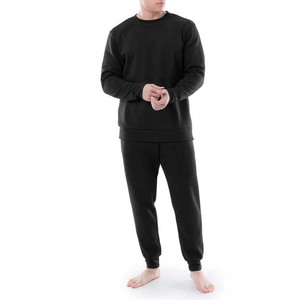 Suéter de Punto de Algodón para Hombre, Cuello Redondo, Corte Regular, Color Negro, Informal, para Otoño, Precio Económico, Última Tendencia - Product Image 3