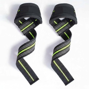 Sangles de musculation avec support pour les poignets, sangles de musculation robustes, épaisses et confortables, ajustement sécurisé, prise améliorée pour la musculation en salle de sport - Product Image 6