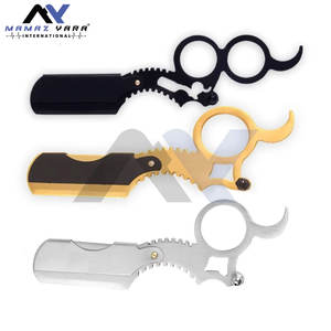 Navaja de Afeitar Recta Profesional para Barbero, Nueva, de Alta Calidad, para Hombres, con Anillo Individual, Compatible con Otros Modelos - Product Image 3
