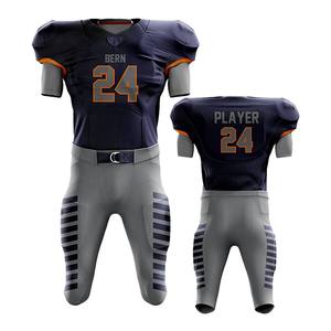 Uniforme de football américain de qualité supérieure, dernier design par sublimation, nouveau style, uniforme de football américain pour jeunes, prix de gros - Product Image 2
