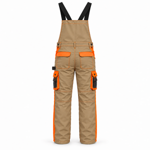 Overol de Trabajo Industrial para Hombre, con Logotipo Personalizado, Refuerzo en las Rodillas, Bolsillo en el Pecho, Bolsillos para Herramientas, Tirantes Ajustables - Product Image 3