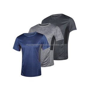 T-shirt pour hommes, haut de qualité, surdimensionné, uni, avec impression broderie, personnalisé, 100% coton - Product Image 4