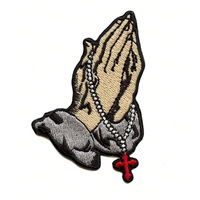 Patchs brodés personnalisés lettres anglaises, cœurs, fleurs, perles décoratives 3D thermocollants en feutre non tissé pour vestes, chapeaux et vêtements (vente en gros)