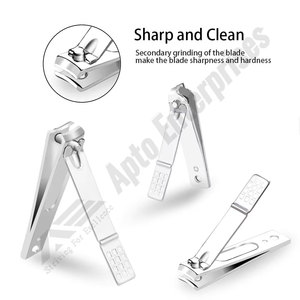 Nail Clippers Manicure and Pedicure Set for Men and Women Nail Care <b>Tool</b> Kit Luxurious Holographic Travel Case <b>Pink</b> - Product Image 3