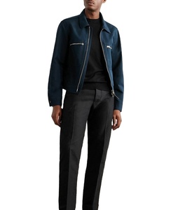 Chaqueta Vaquera Casual de Moda para Hombre, Estilo Urbano, Lavado Relajado, Diseño de Parches, para Invierno, Marca Personalizada, Transpirable - Product Image 3