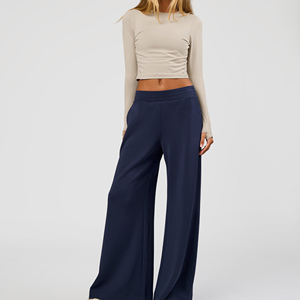 Pantalones Deportivos de Alta Calidad OEM para Mujer, 100% Algodón, Estilo Holgado, Joggers, Pantalones Deportivos para Mujer, Color Personalizado OEM - Product Image 1