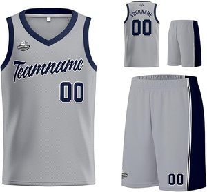 Custom Basketball Jersey V-Neck Sleeveless Mesh Breathable Heat-Transfer Printed Team Name Adult Men Front <b>Adjustable</b> <b>Strap</b> - Product Image 2