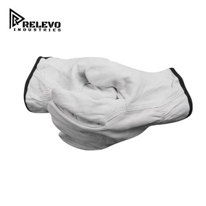 Gants de conduite blancs de haute qualité, équipement de protection, vente en gros, gants de travail en cuir pour soudeurs, gants de sécurité - Product Image 5