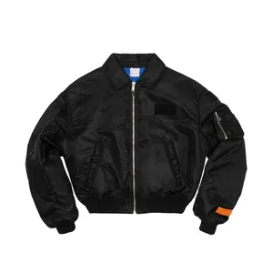 Nouvelle veste de pilote Hip Hop personnalisée, épaisse, pour moto, vêtements de sport pour homme, veste bomber - Product Image 6
