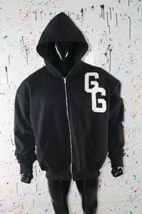 Sudadera polar con cremallera unisex de fábrica OEM con logotipo personalizado, sudadera polar gruesa para hombre, chaqueta con capucha de forro polar Sherpa finerthreds - Product Image 2
