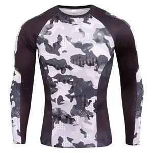 Latest Design <b>Men</b> MMA BJJ Rash Guards Complete Set Eco-Friendly Anti-Bacterial Spandex/Polyester Customizable Wholesale Rate - Product Image 6