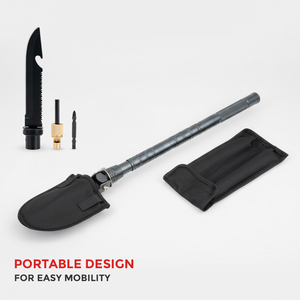 ROADPOWER Spatule de survie 22-Tactique Pliante Multi-outils Compacte Portable pour Voiture et Utilisation Extérieure avec Conception Modulaire Réglable - Product Image 1