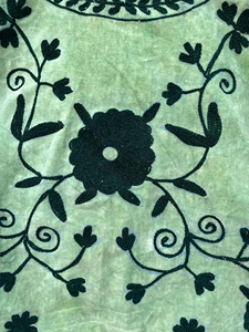 Floral Embroidered Cotton Vest Sleeveless Prairie Chic Style Handmade Women'<b>s</b> Spring Top - Product Image 5