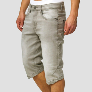 Pantalones Cortos de Mezclilla Rectos y Transpirables de Nuevo Estilo, Logotipo Personalizado, Pantalones Cortos de Mezclilla de Nailon/Algodón para Hombre de Talla Grande de Alta Calidad con OEM - Product Image 1