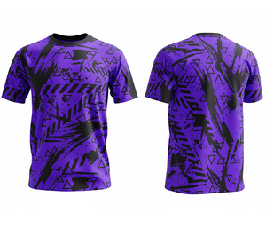 เสื้อยืดแบบซับลิเมชั่น จำหน่ายจำนวนมาก รับพิมพ์ลายตามสั่ง บริการ OEM |   ไซส์ผู้ชาย ผู้หญิง และเยาวชน |   ชุดกีฬาฝึกซ้อมน้ำหนักเบา แห้งเร็ว - Product Image 6