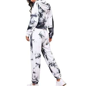 Ensemble de survêtement décontracté pour femmes, respirant, automne-hiver, deux pièces, en vente, survêtement de jogging trois tons pour femmes - Product Image 6