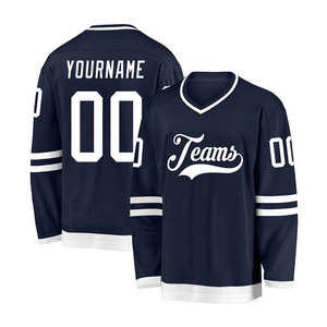 Maillot de hockey en gros, logo personnalisé, fabricant OEM, uniforme de hockey sur glace haut de gamme, impression par sublimation, fournisseur de maillots d'équipe, États-Unis - Product Image 1