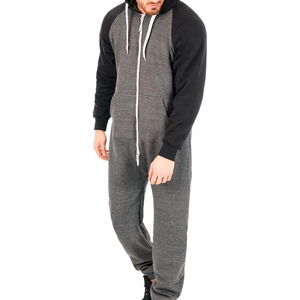 Family Matching Fleece Breathable Hooded JumpSuits One Pieces <b>Pajamas</b> <b>For</b> <b>Men's</b> High Quality Sleepwear Jumpsuit - Product Image 4