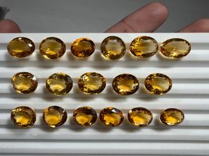Pierre ronde facettée en citrine de qualité supérieure pour bagues, cristal de citrine véritable, prix de gros par l'exportateur - Product Image 1