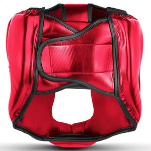 Protector de Cabeza de Cuero para MMA y Kick Boxing, Más Vendido, Duradero, Transpirable y Ajustable, Equipo de Entrenamiento Unisex - Product Image 5