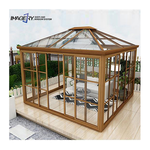 Grand portable extérieur en verre préfabriqué maison jardin pièce édouardienne géorgienne isolée véranda kits - Product Image 6