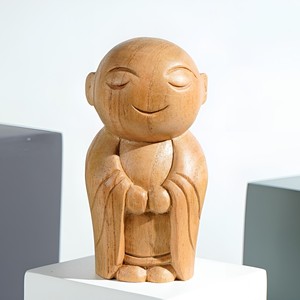 Nouveau design artistique bois extérieur et intérieur sculptures en bois beaux-arts statue sculpture abstraite sculptée à la main - Product Image 2