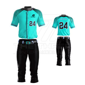 Uniforme de Béisbol Transpirable para Hombre, Servicio OEM, Tela de Secado Rápido, Gestión de la Humedad, Conjunto de Jersey y Pantalones Cortos para Entrenamiento Intensivo en Campo - Product Image 4