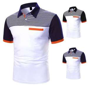 Camisetas Polo Blancas Personalizadas para Hombre, Talla Grande, 2026, de Algodón Transpirable con Diseño a Rayas, Ropa Casual, Nueva Moda, Tejido de Punto - Product Image 4