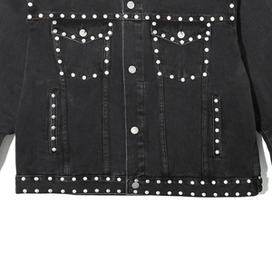 Custom Made <b>Men's</b> <b>Long</b> Stretch Denim <b>Jacket</b> <b>Men</b> Jean <b>Jacket</b> Cotton Winter Plain Rhinestone Denim <b>Jacket</b> for <b>Men</b> Plus Size - Product Image 6